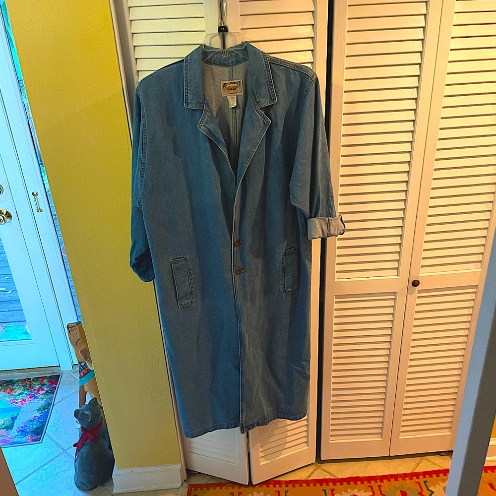 Vintage Denim Duster